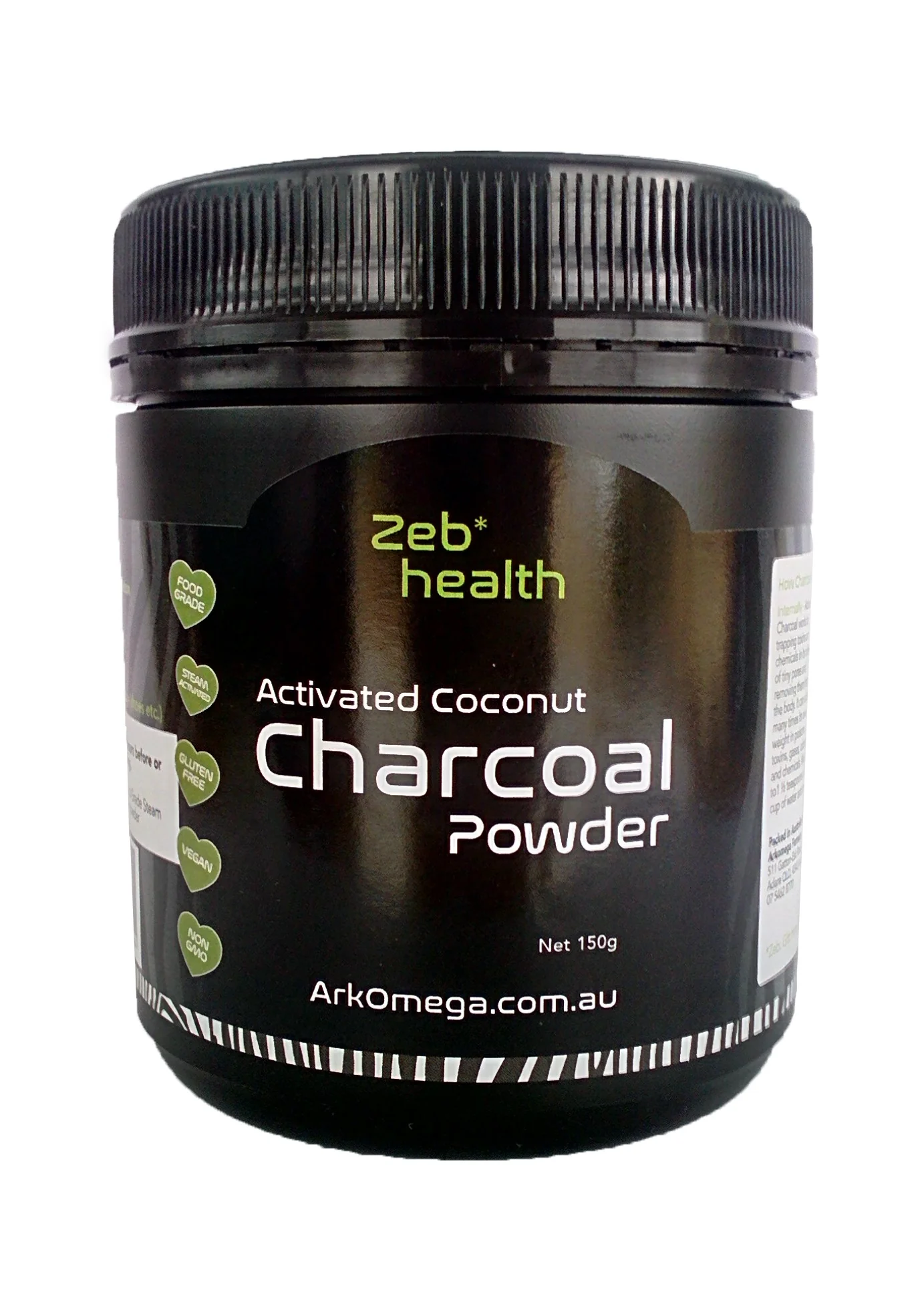 Zeb Health Medical Grade Activated Coconut Charcoal